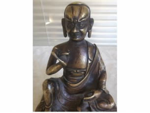 清中期罗汉铜像