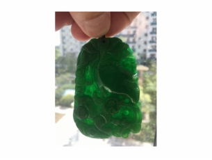 清代翡翠福禄寿牌