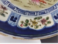 大清道光青花人物葵口盘