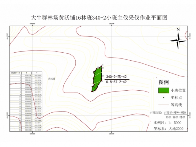 喀喇沁旗大牛群林场165亩落叶松主伐林地木材处置权