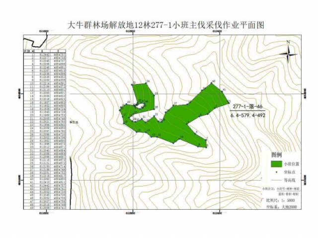 喀喇沁旗大牛群林场150亩落叶松主伐林地木材处置权